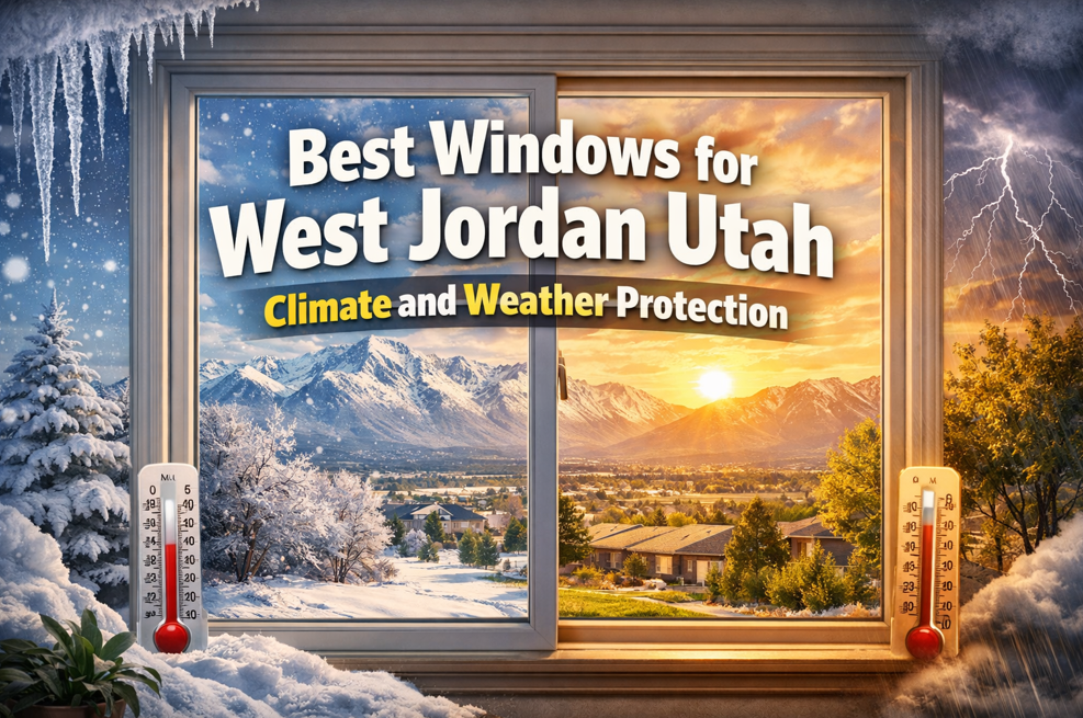 Best Windows for West Jordan Utah Climate and Weather Protection